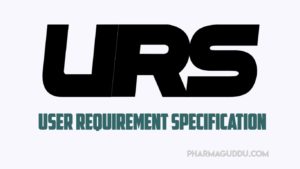 User requirement specification
