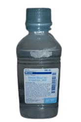 sterile water for irrigation