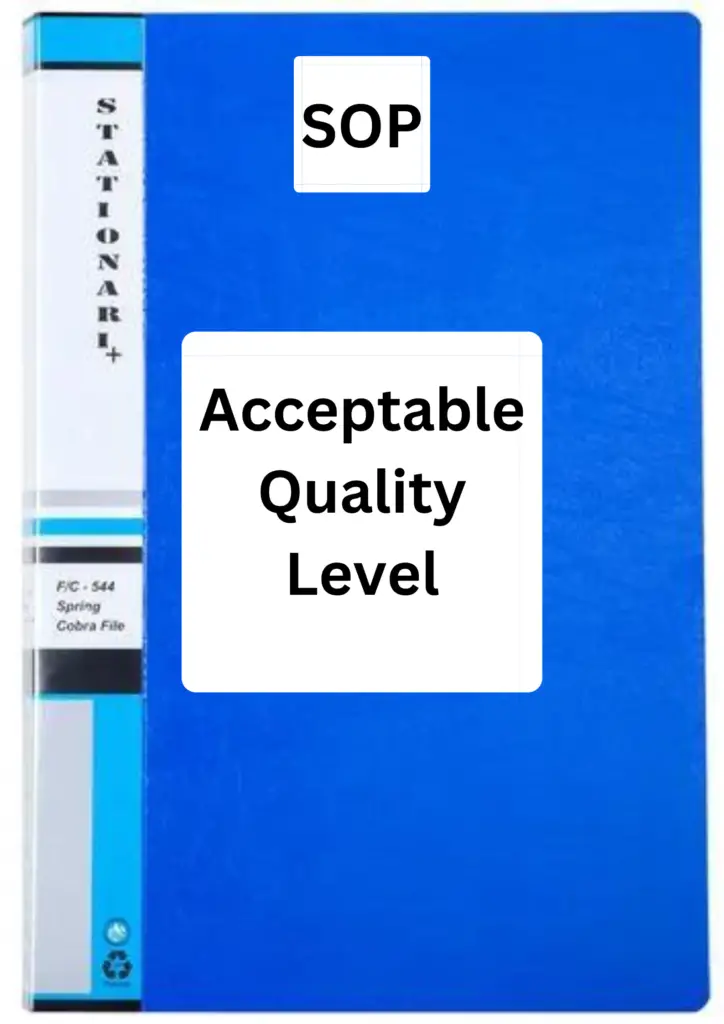 SOP for Acceptable Quality Level in Pharma