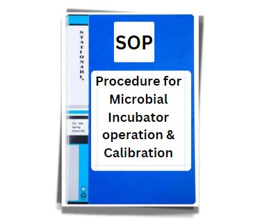 File with title on Procedure for Microbial Incubator operation & Calibration