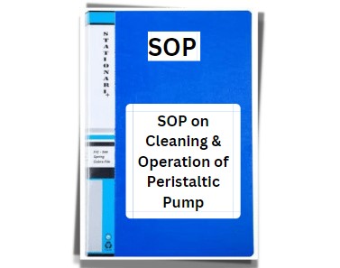 SOP on Cleaning & Operation of Peristaltic Pump