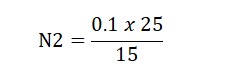 Calculating formula for 0.1 N Perchloric Acid