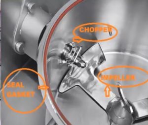 Components of Rapid mixture granulator