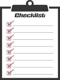 Audit Checklist for Eng. department