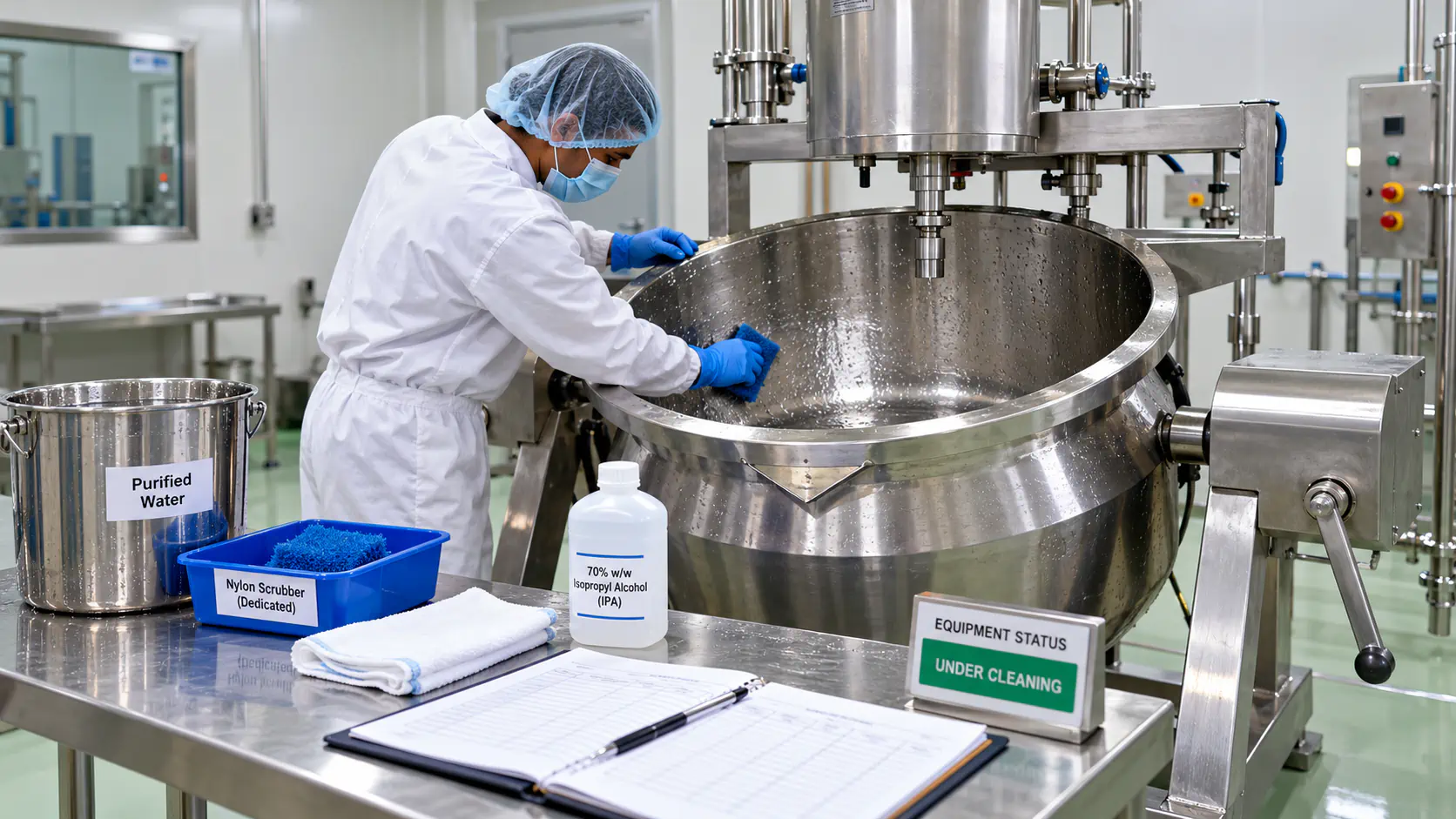 SOP on Cleaning of Paste Preparation Kettle