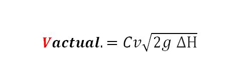 formula to calculate the velocity of fluids using pitot tube