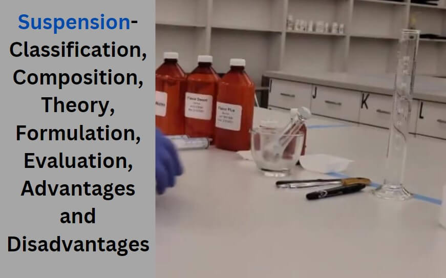 Pharmaceutical Suspension Classification, Composition, Theory