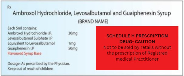 Schedule H prescription caution